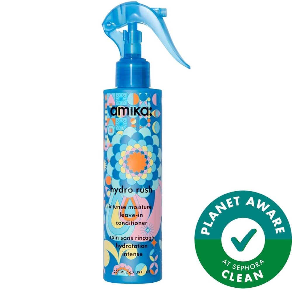 🆕 amika Hydro Rush Intense Moisture Leave-In Conditioner with Hyaluronic Acid